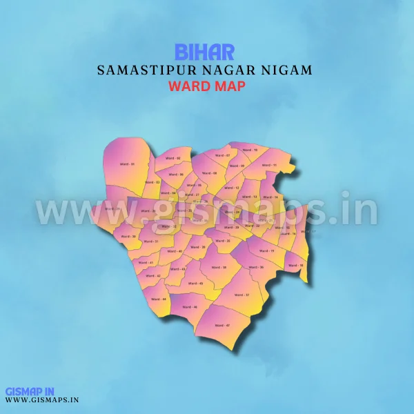 Samastipur Nagar Nigam Ward Map